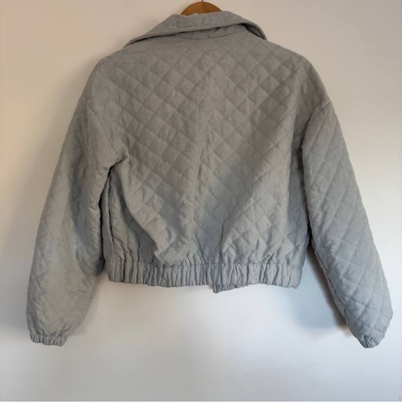 NWT SBetro Quilted Cropped mint Jacket Size: M - Picture 2 of 4